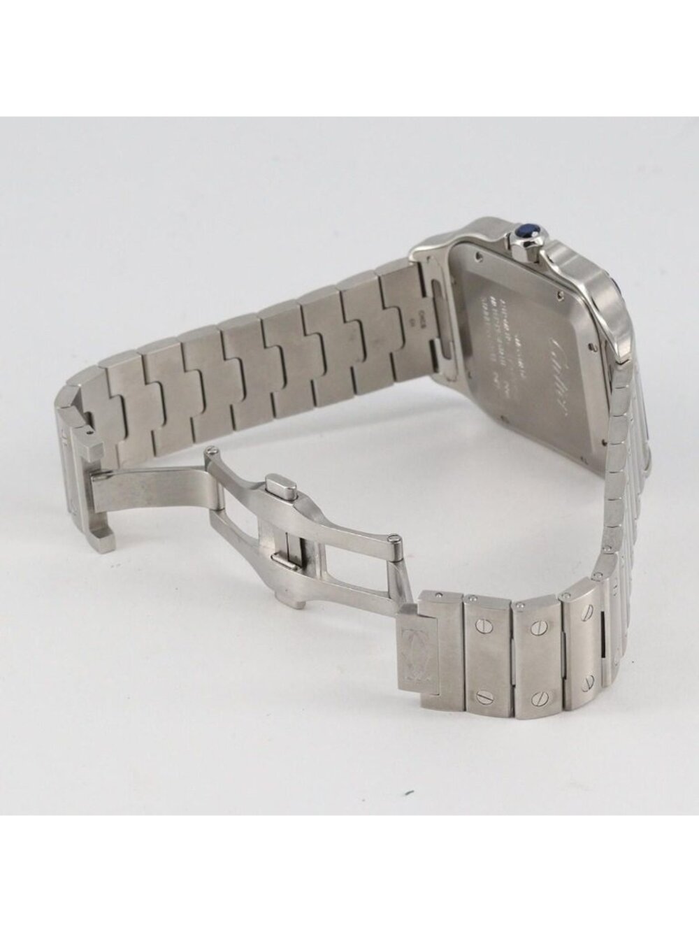 Cartier Santos de Cartier SS Automatic Volume Watch - Picture 7 of 8